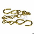 Dixon Jack Chain with S-Hook, Brass, Domestic CH-B-24
